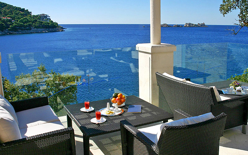 Hotel More Dubrovnik restaurant sea view